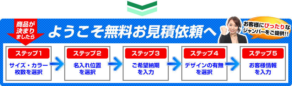 ようこそ無料お見積り依頼へ